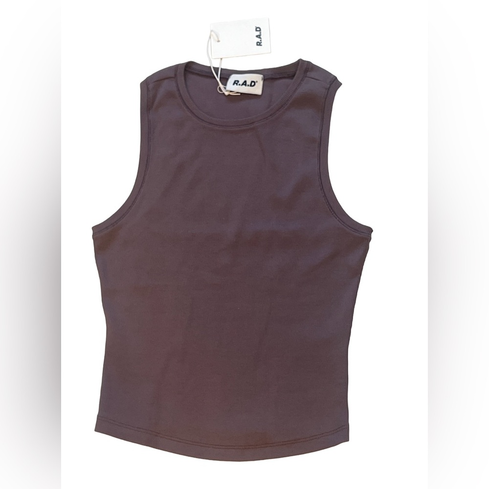 R.A.D Sleeveless Plum Purple SOFTBLEND Ribbed Top
X-Small